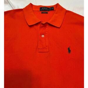 Polo Ralph Lauren Men's Classic Fit Orange Polo Shirt Size XL